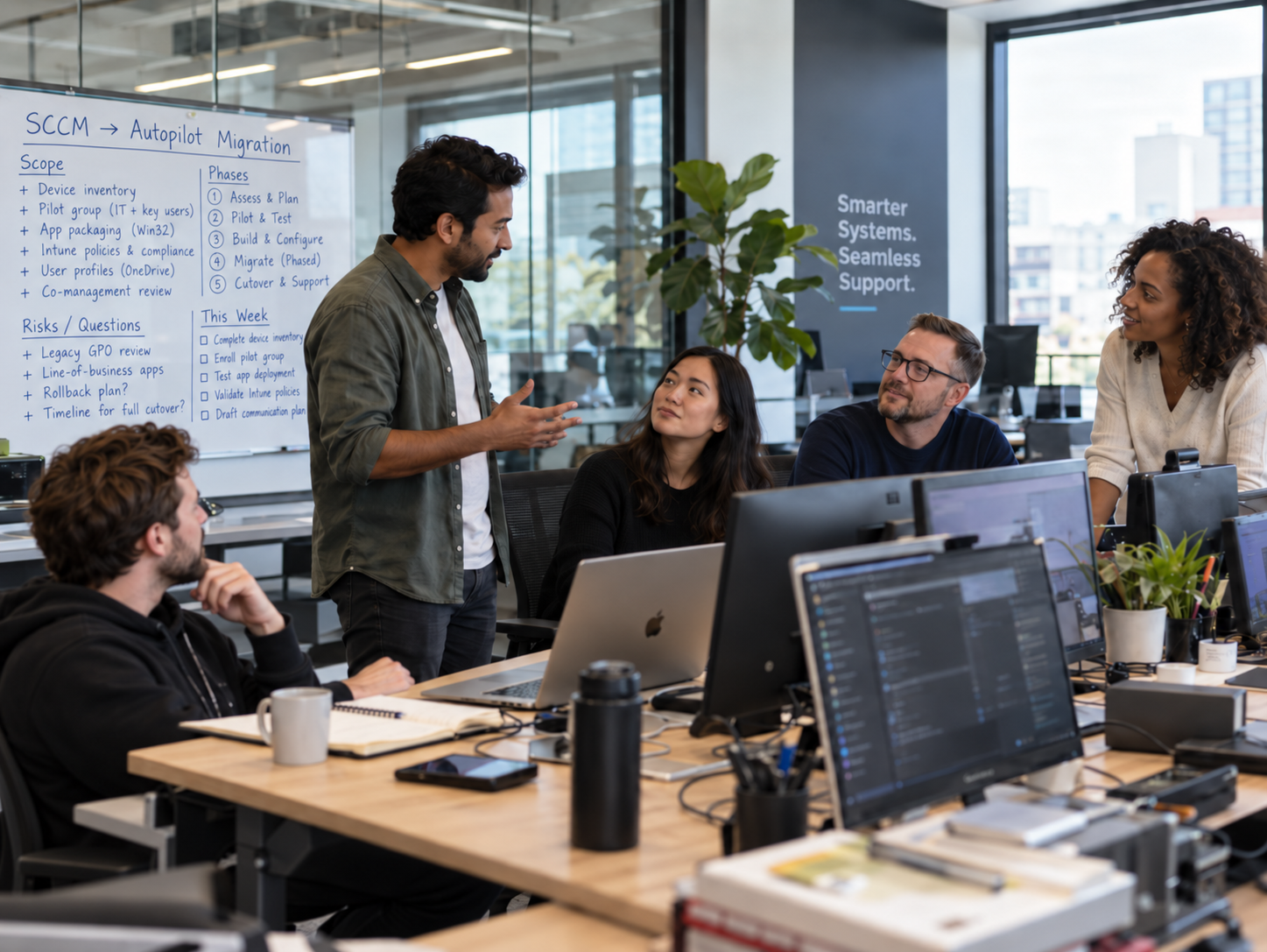 Cytrix Technologies team collaborating in the office